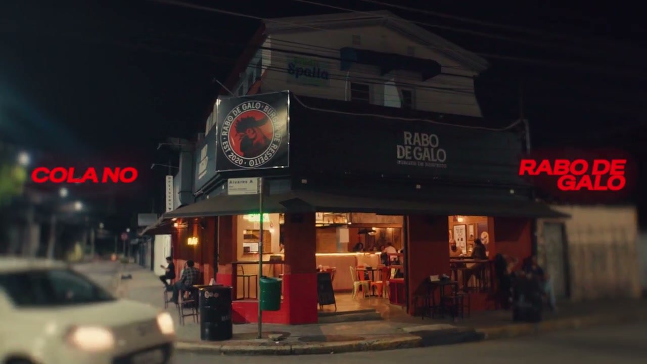 Frame do vídeo Rabo de Galo